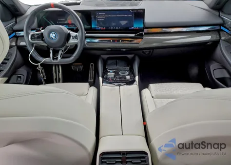 2024 BMW I5 M60 z USA, uszkodzony, nr VIN WBY43FK06RCP08546